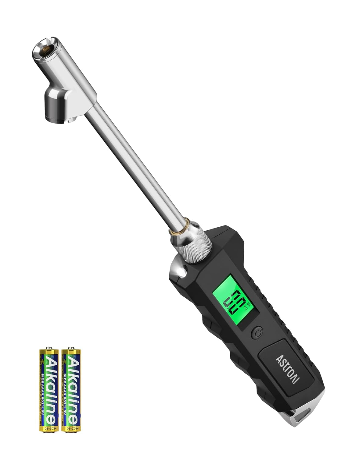 Digital Tire Pressure Gauge ā 230 PSI Dual Head with LCD & Light šš