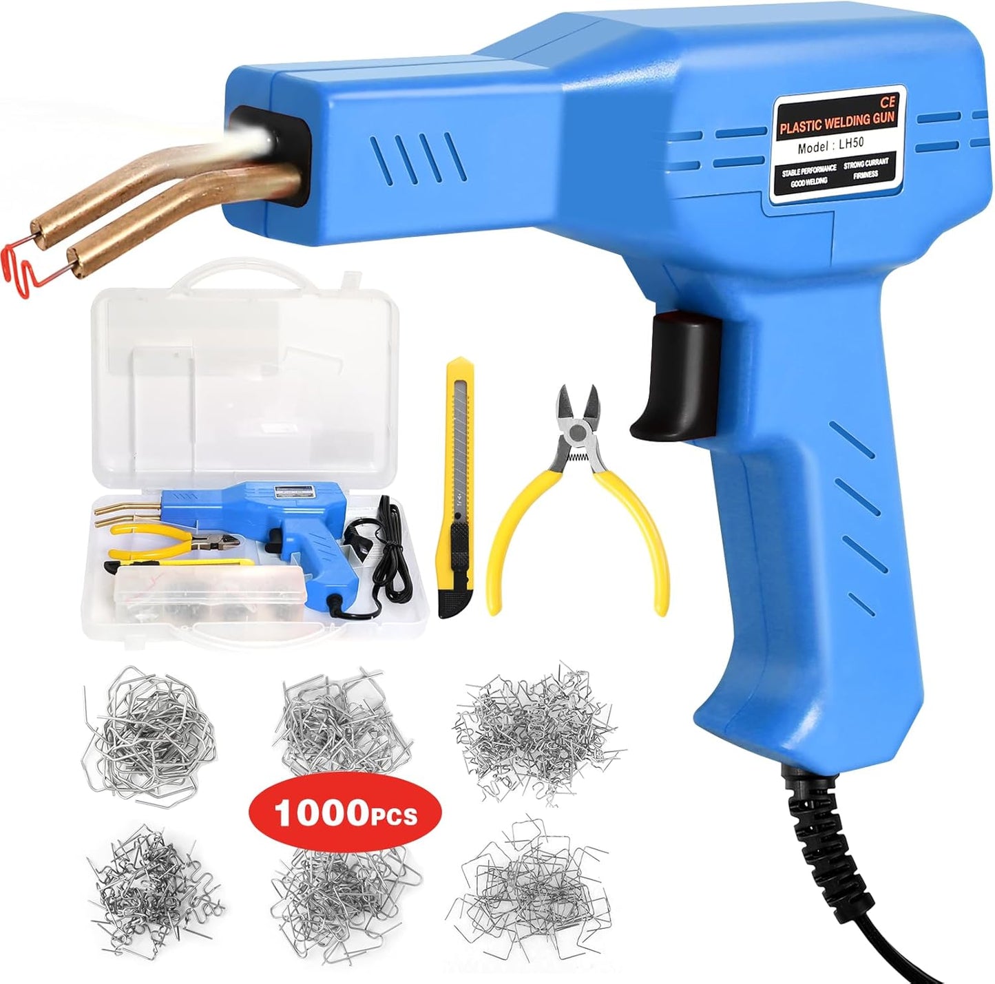 Plastic Welder Repair Kit ā 1000PCS Staples for Car Bumper Fix š„š©