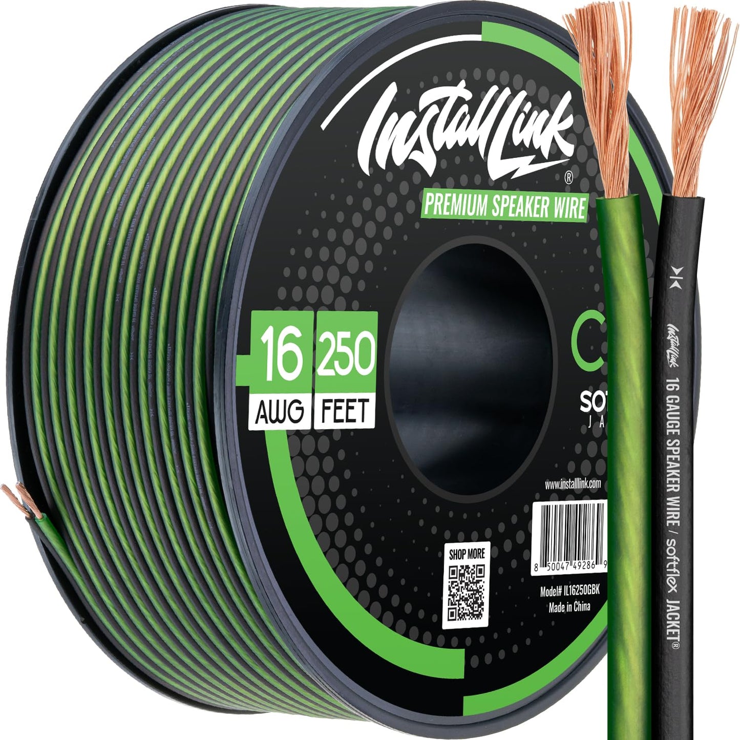 ๐งต 16 AWG Speaker Wire Roll โ 100ft Copper Cable for Car or Home Audio, Crisp Sound Quality ๐๐ถ