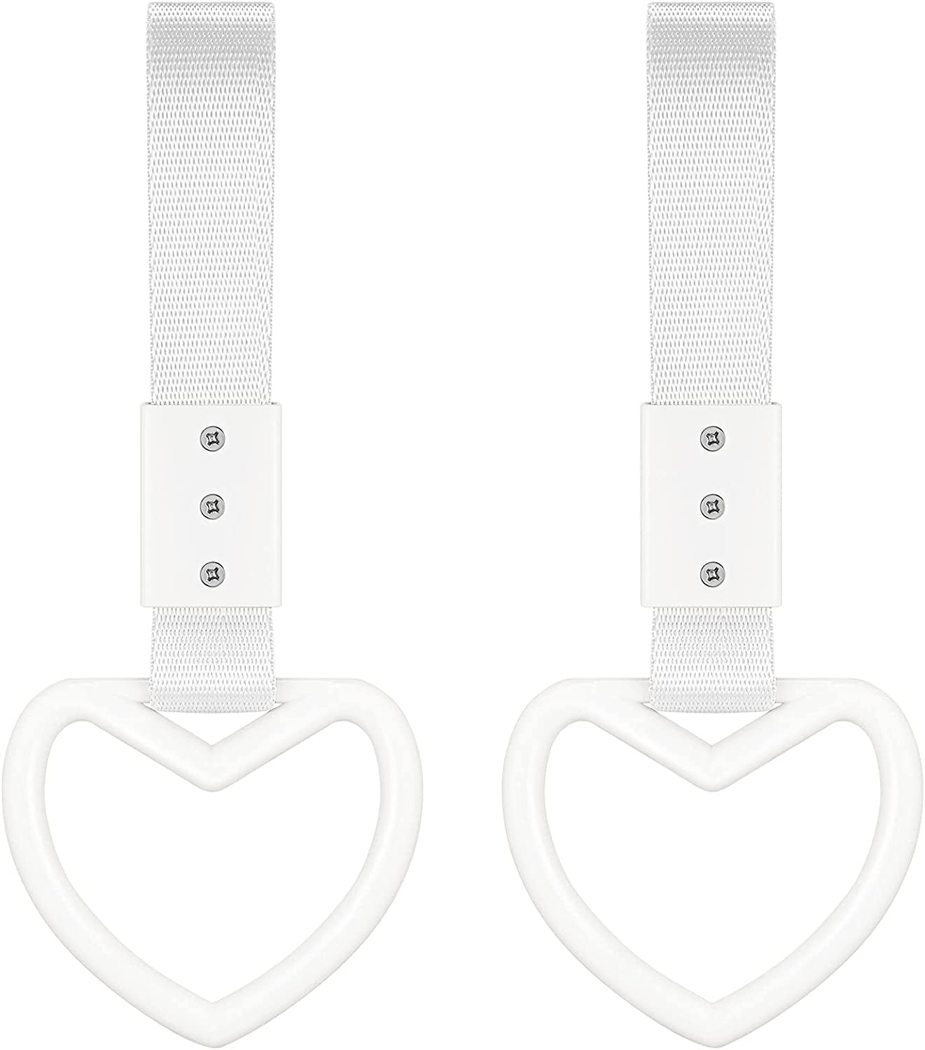 2PCS Heart Handle Straps ā Rear Bumper Drift Rings šš