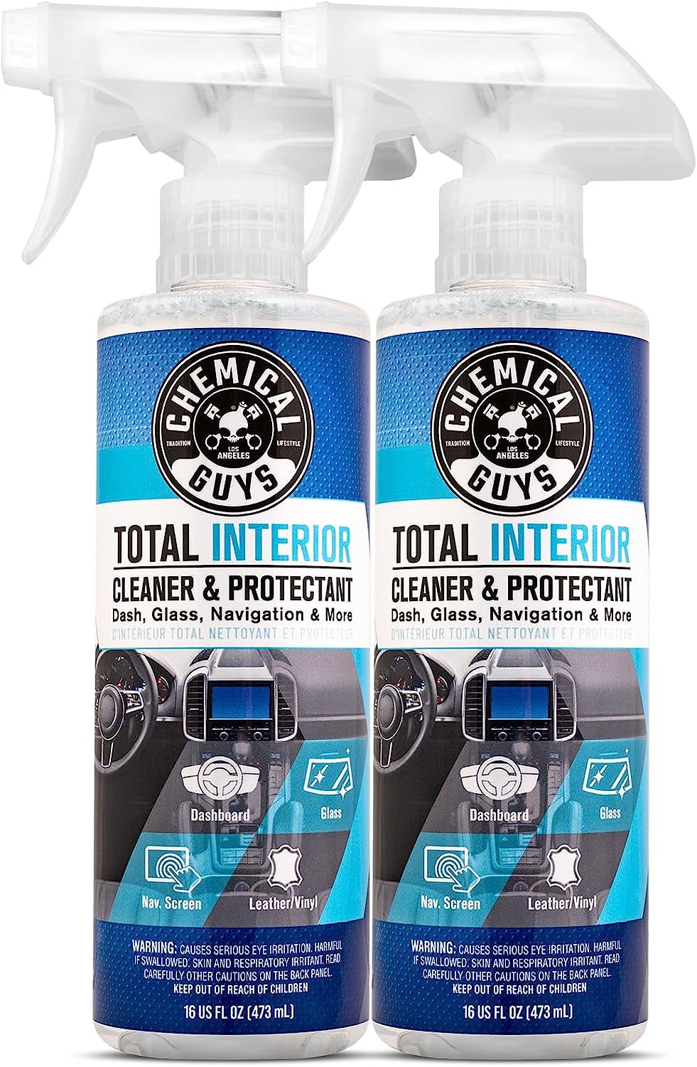 Total Interior Cleaner ā Cleans & Protects Leather, Vinyl, Plastic āØš§“