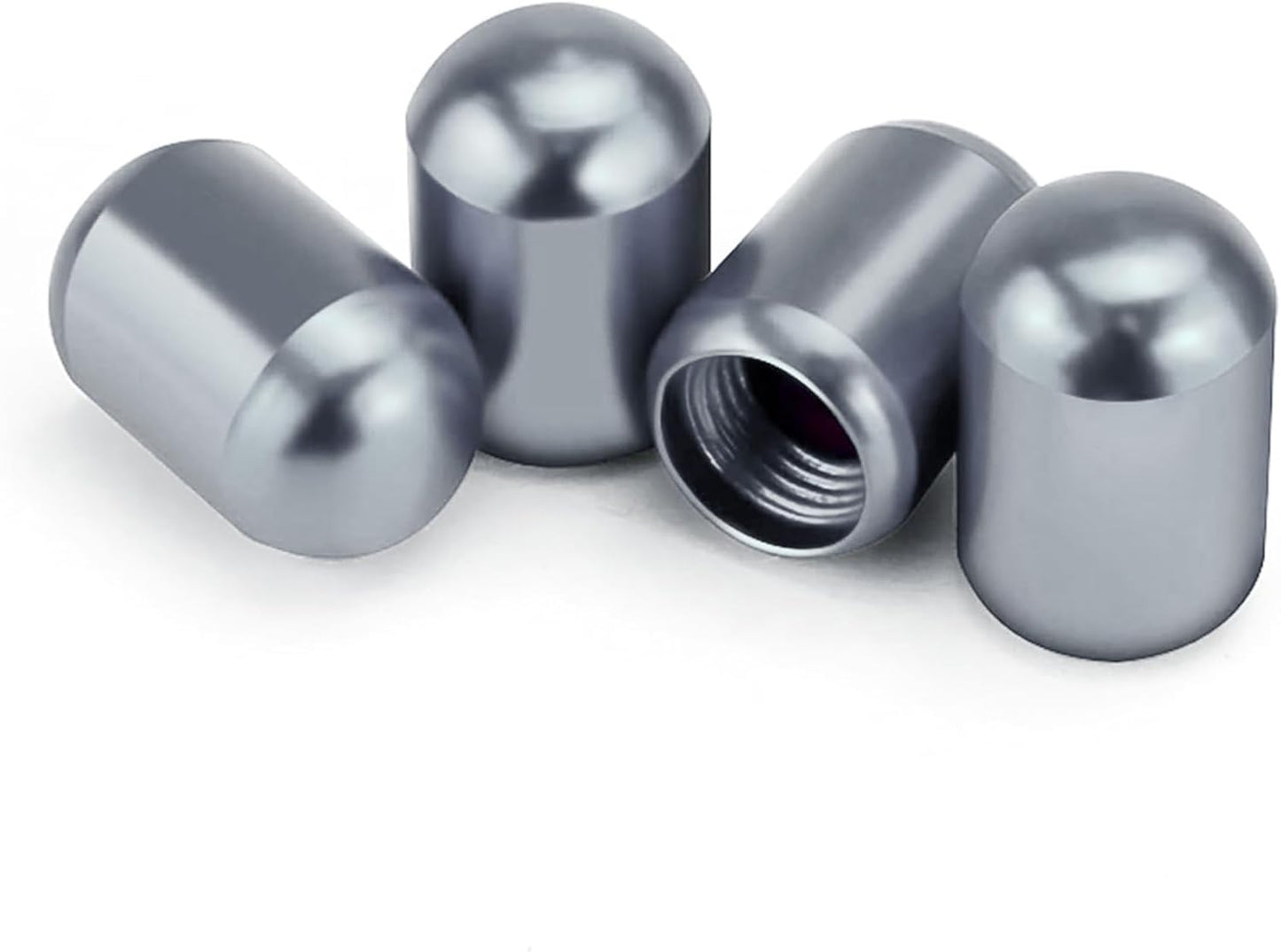 4PCS Car Tire Valve Caps ā Aluminum Alloy Anti-Leak Stem Covers š§š