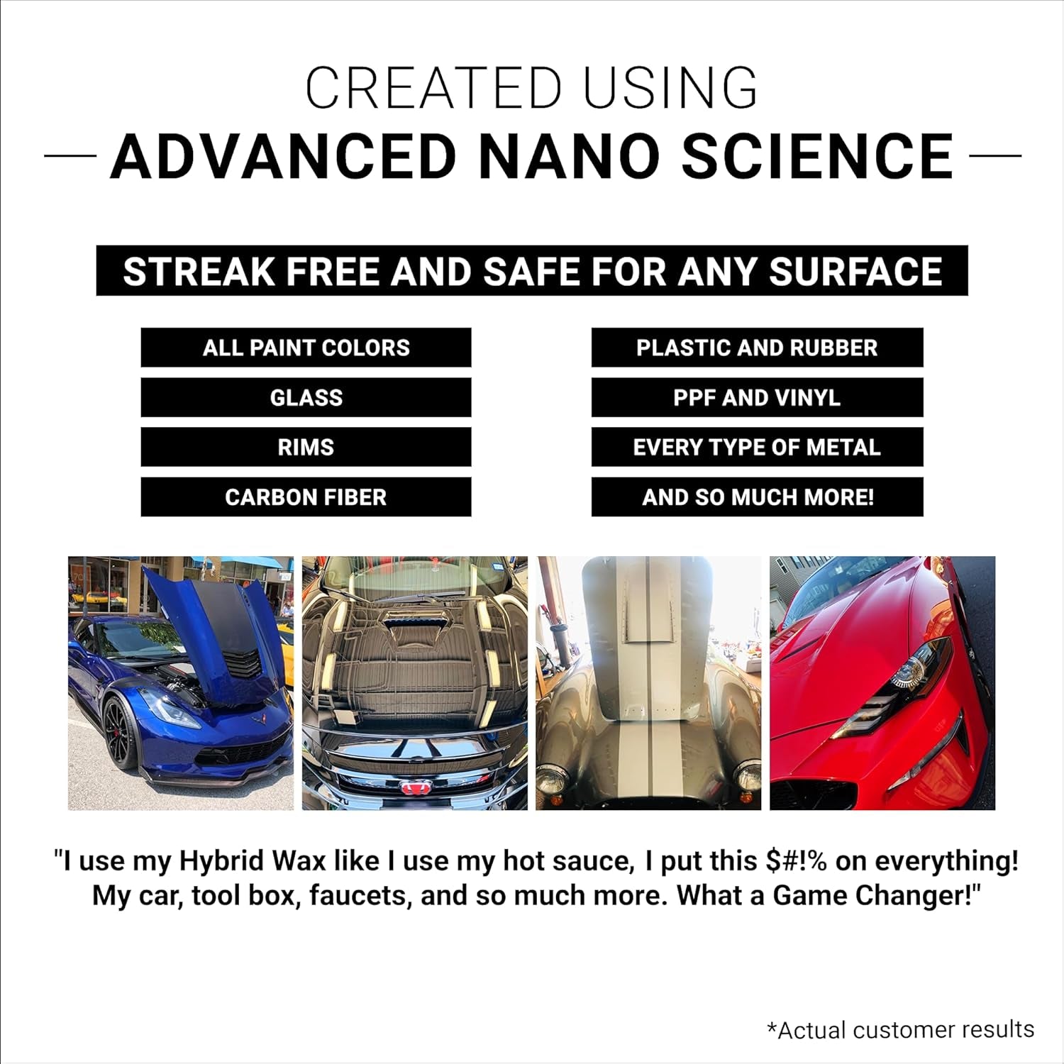 Hybrid Spray Wax – Long-Lasting Shine Safe on All Surfaces 💎✨