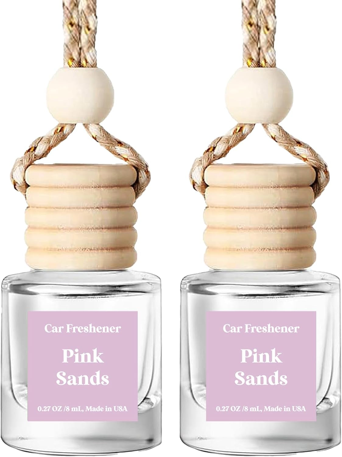 C Classy Car Air Freshener Hanging 2 Pack, Mahogany Teakwood Essential Oil Diffuser for C Ar, Cute Air Fresheners, Long-Lasting Fragrance, Car Air Fresheners for Women & Men Gift, Made in USA