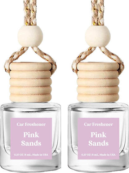 C Classy Car Air Freshener Hanging 2 Pack, Mahogany Teakwood Essential Oil Diffuser for C Ar, Cute Air Fresheners, Long-Lasting Fragrance, Car Air Fresheners for Women & Men Gift, Made in USA