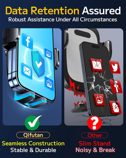 Universal  Car Phone Holder - Hands-Free Mount for Windshield, Dashboard & Air Vent - Fits All Smartphones & Cameras