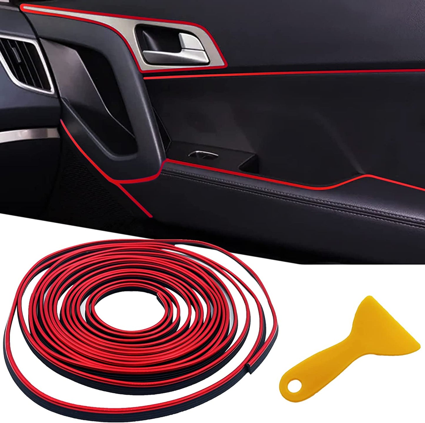 33 Ft Car Interior Trim Strip – Dashboard Edge Decor 💜🚘