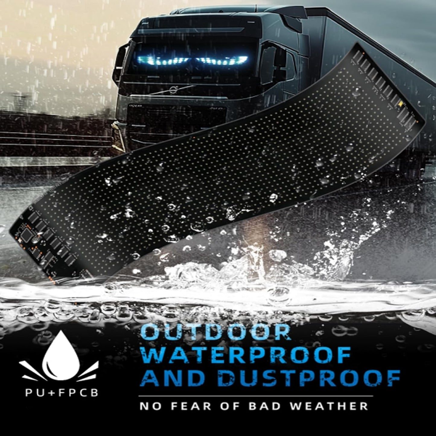 LED Devil Eyes Car Light – USB Powered Remote Control Panel 👹💡