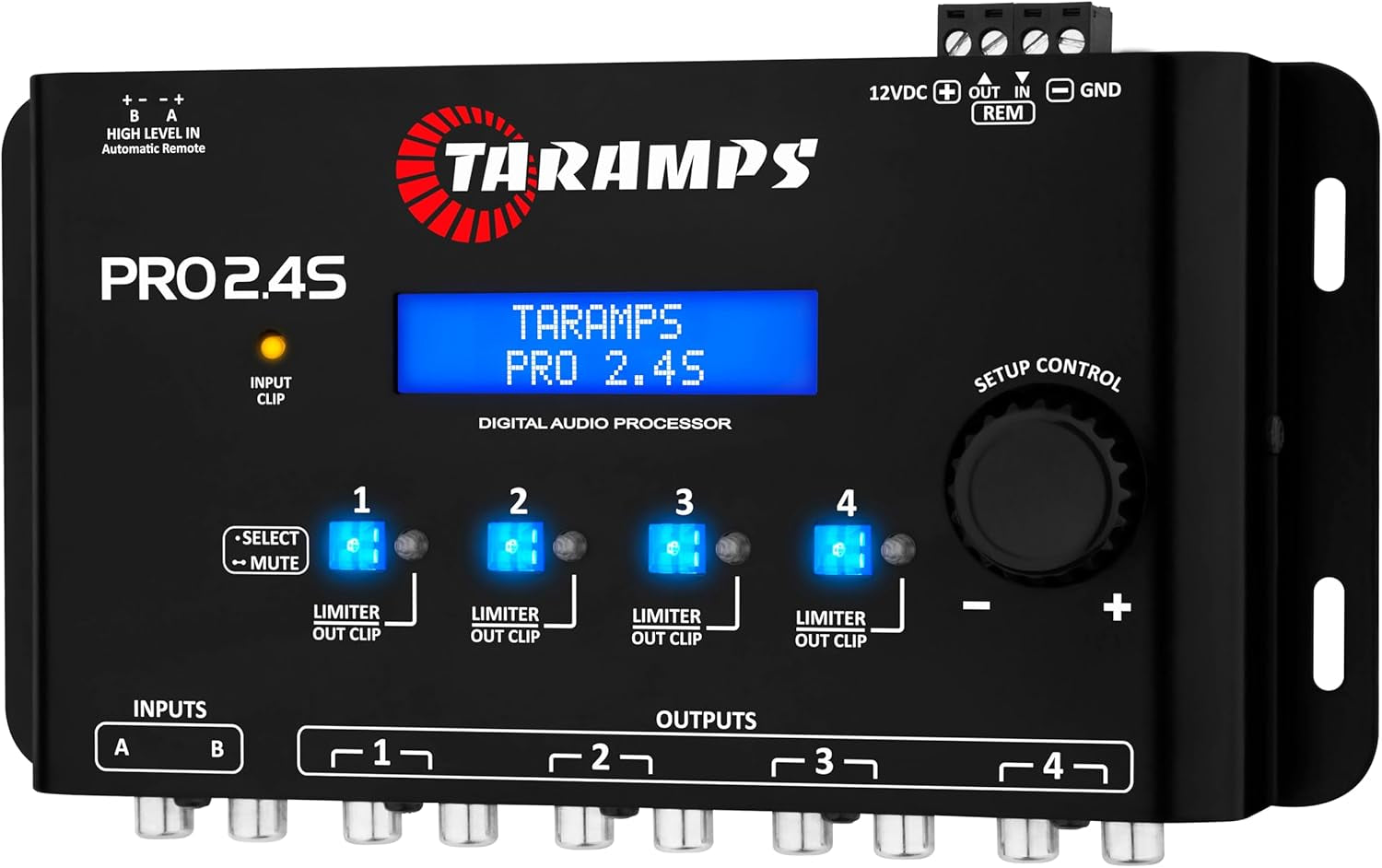 🎚 Pro 2.45 DSP Digital Sound Processor – Studio-Level EQ Tuning for 2 & 4 Channel Amps 🎧⚙️