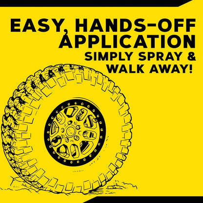 Hot Shine Tire Foam – High Gloss Deep Black Finish