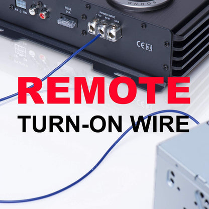 💥 KIT2 8-Gauge Complete Amp Install Kit – Includes Power, Ground, Turn-On & Speaker Wires 🔧🔊