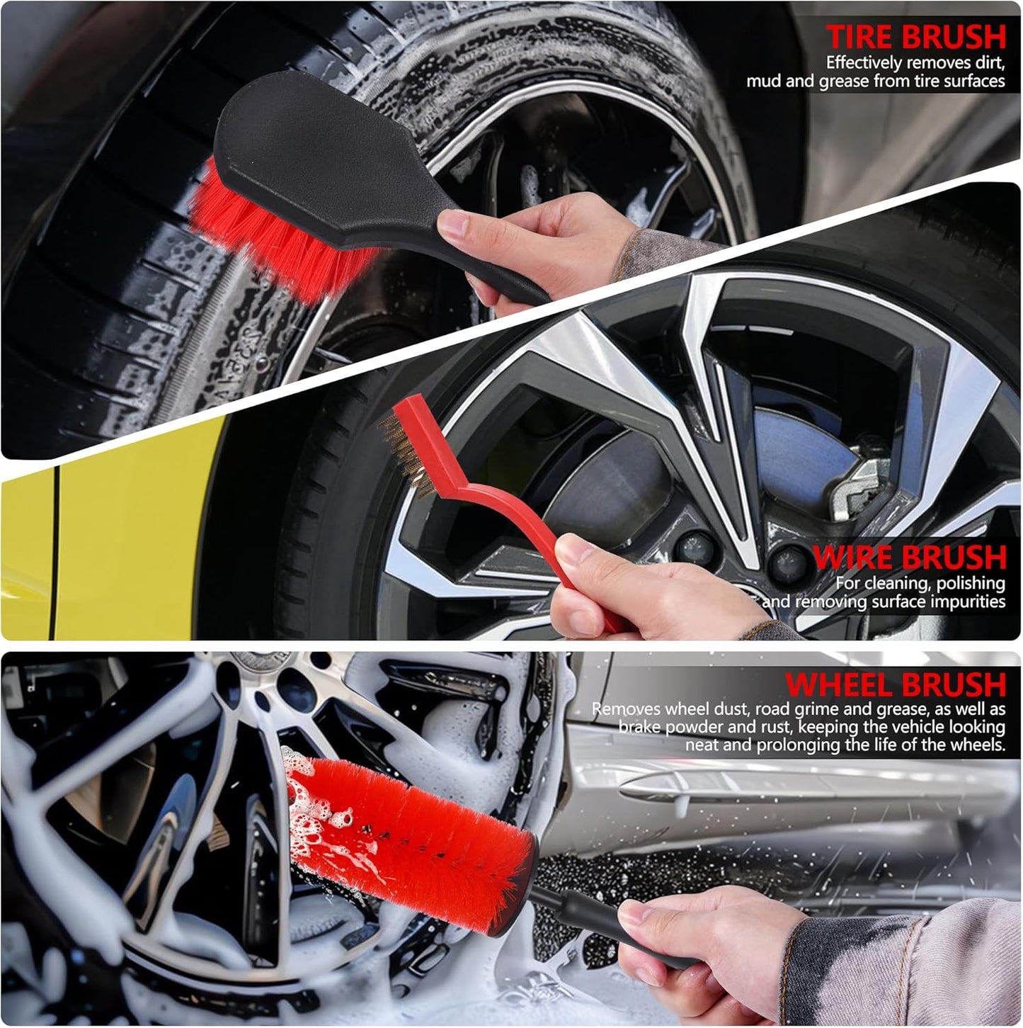 35PCS Car Detailing Kit – Complete Cleaning Toolbox for Interior & Exterior 🧰🚗