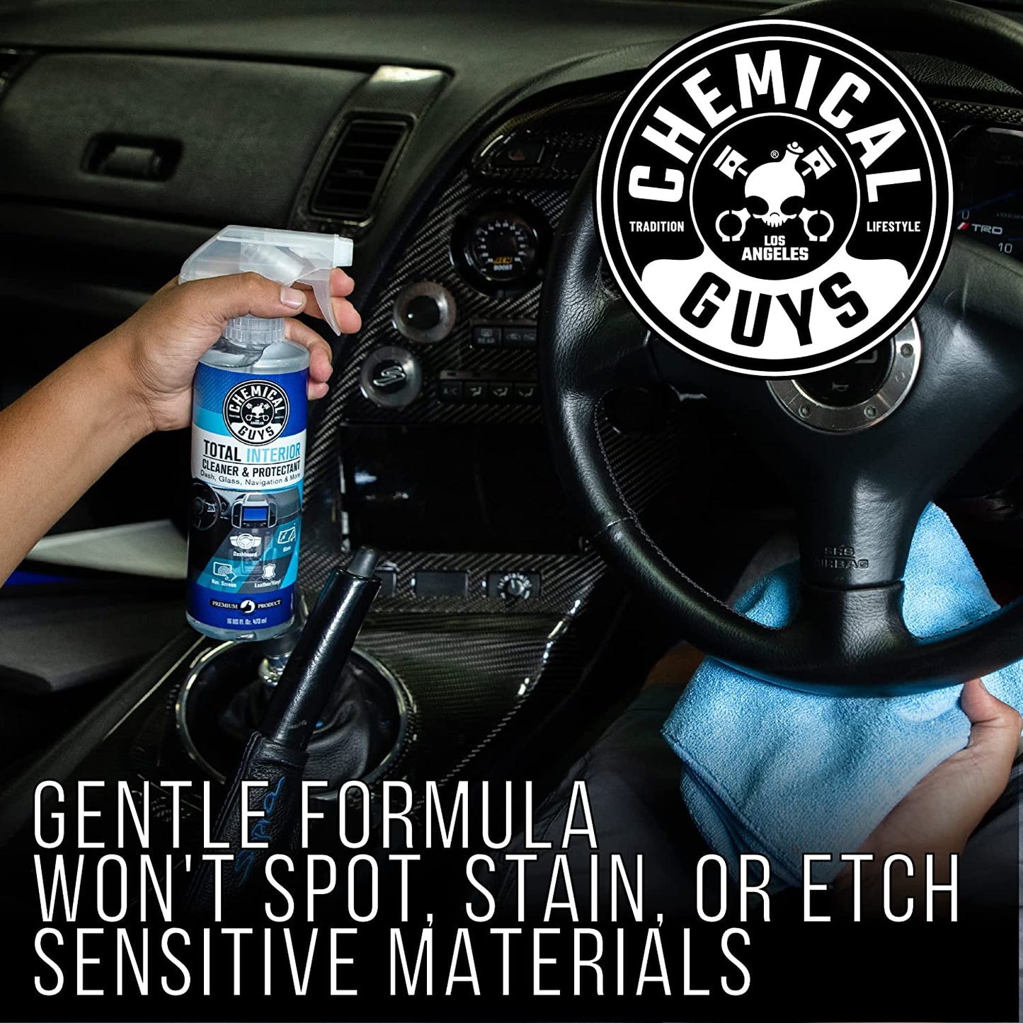 Total Interior Cleaner – Cleans & Protects Leather, Vinyl, Plastic ✨🧴