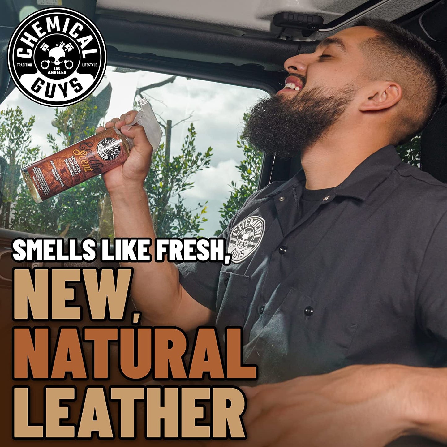 🪶 Leather Scent Air Freshener Spray – Rich Aroma & Odor Eliminator