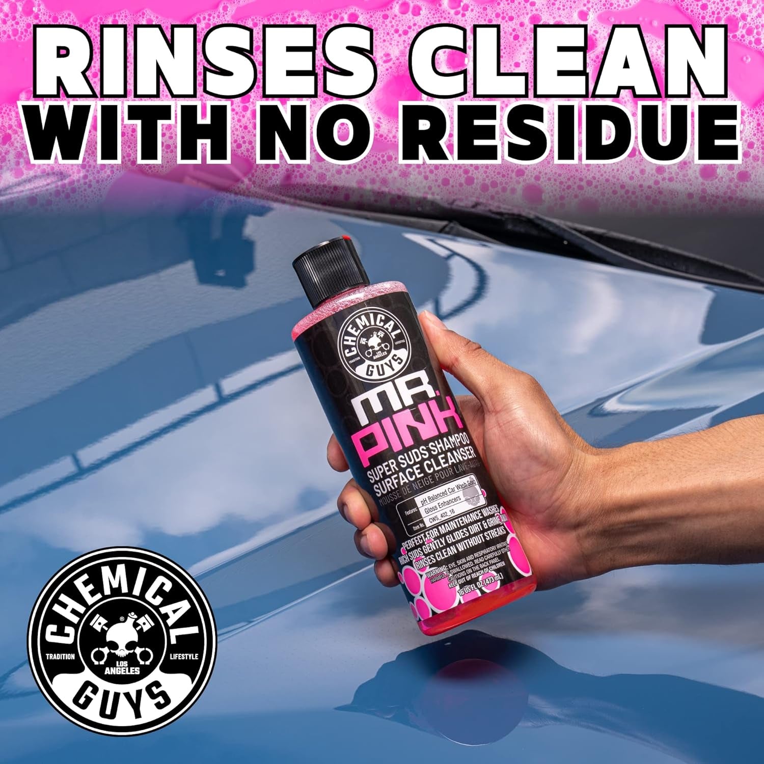 Mr. Pink Car Wash Soap – 64 Oz Super Suds Shampoo