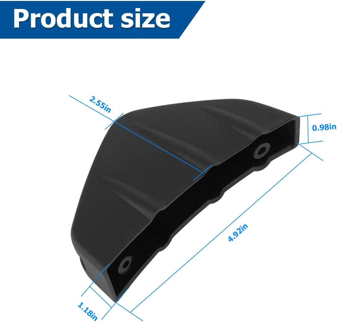 Upgrade Your Ride: 4-Piece Car Lower Bumper Lip Diffuser & Spoiler Fin Protector Kit - Universal Fit for Cars, SUVs, and Trucks