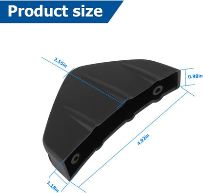 Upgrade Your Ride: 4-Piece Car Lower Bumper Lip Diffuser & Spoiler Fin Protector Kit - Universal Fit for Cars, SUVs, and Trucks