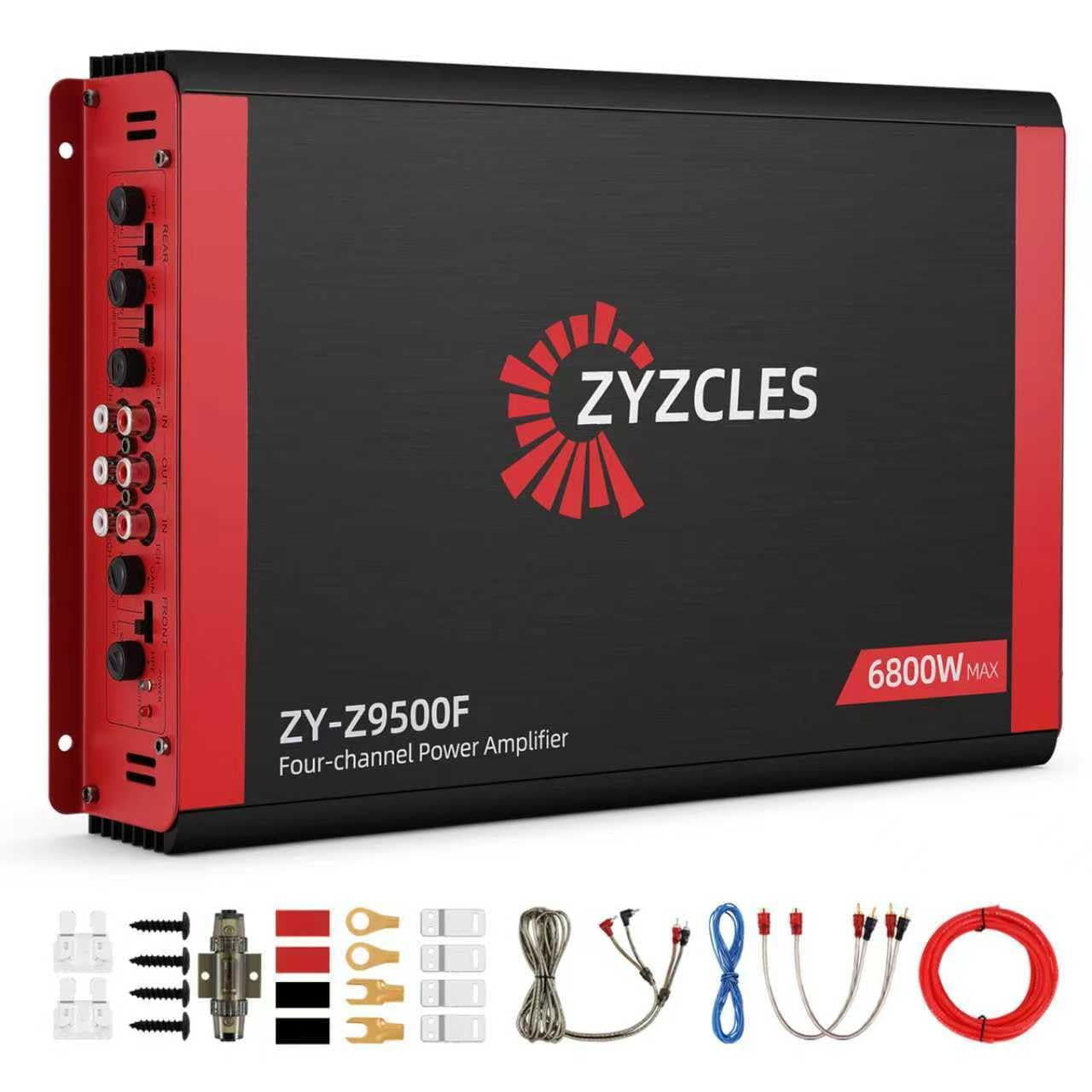 💪 2026 4-Channel Car Amplifier – 6800W Max Power Beast, Class AB Audio Performance 🔥🔊