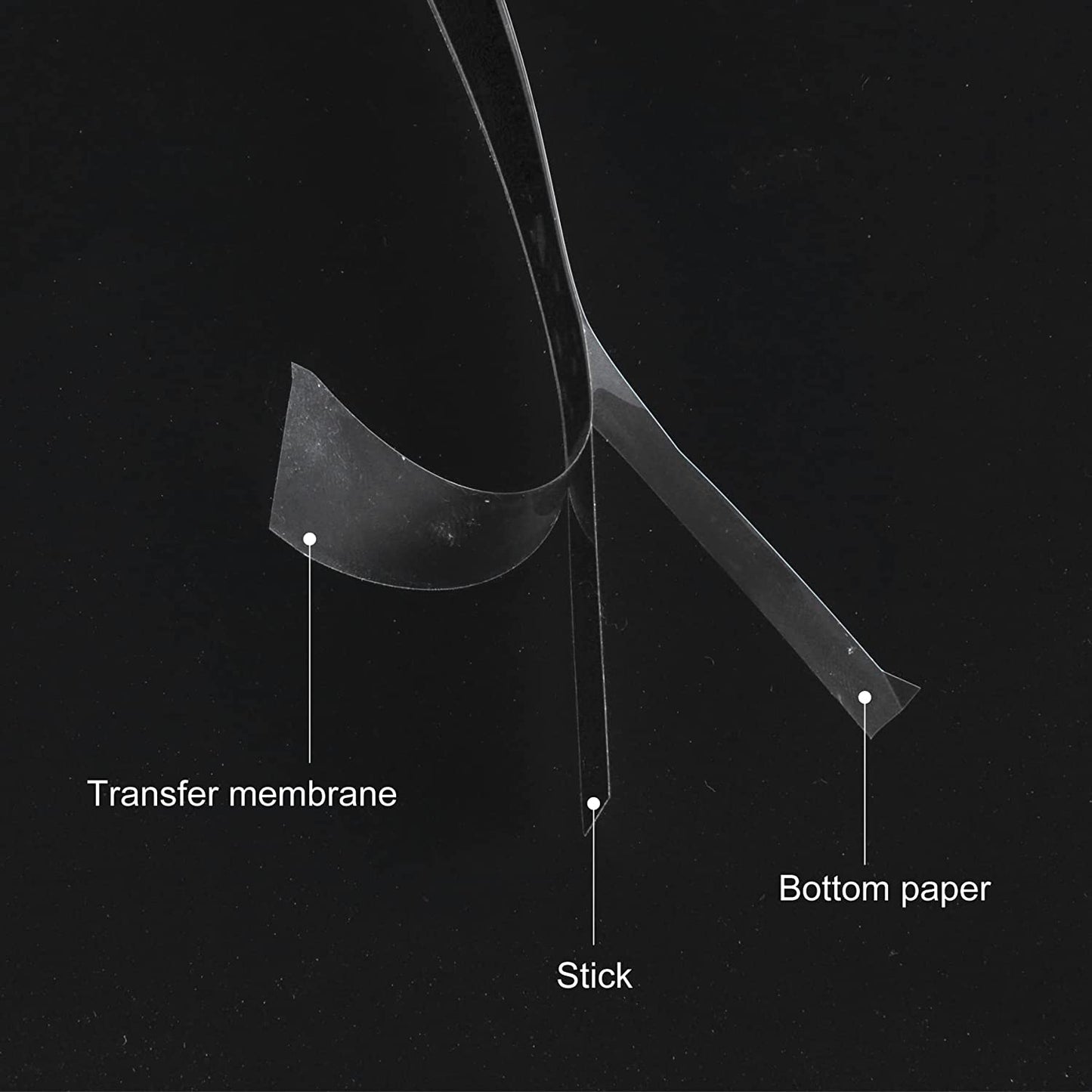 4PCS Rear View Mirror Decals – Black Carbon Look Car Stickers ⚫🚘