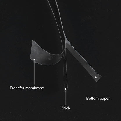 4PCS Rear View Mirror Decals – Black Carbon Look Car Stickers ⚫🚘