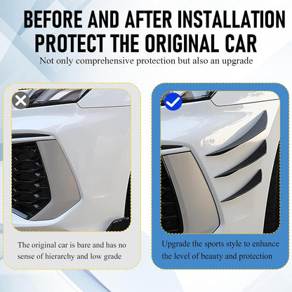 6PCS Universal Car Bumper Canards – Front Lip Splitter Kit 🏎️💨