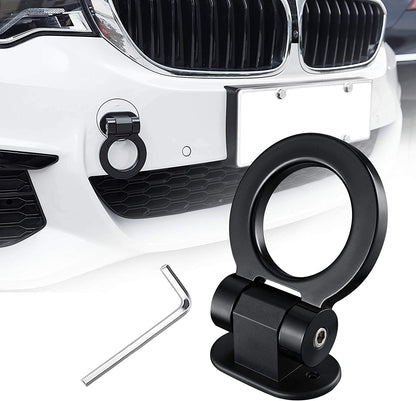 Red Tow Hook Style Sticker – Universal Car Bumper Decoration 🔴⚙️