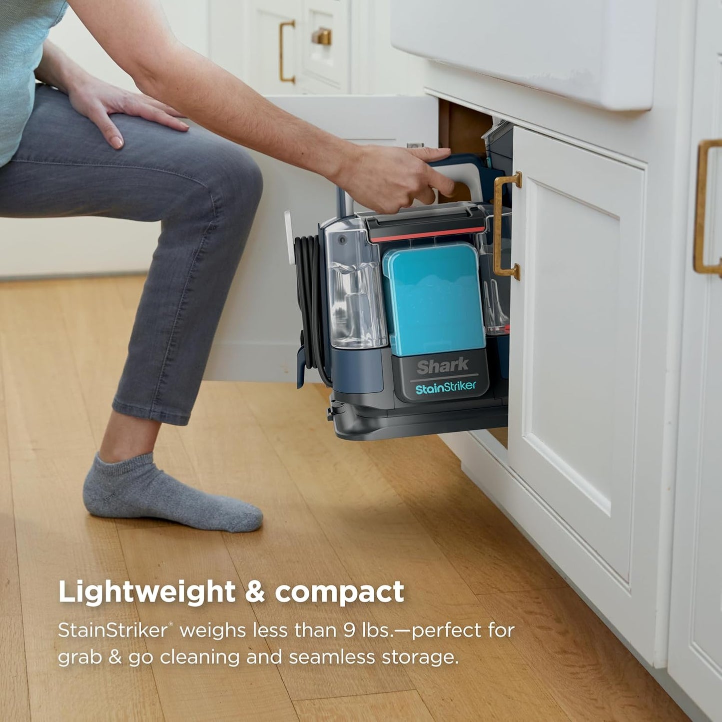 Stainstriker Portable Carpet & Upholstery Cleaner – Full Car Interior Kit