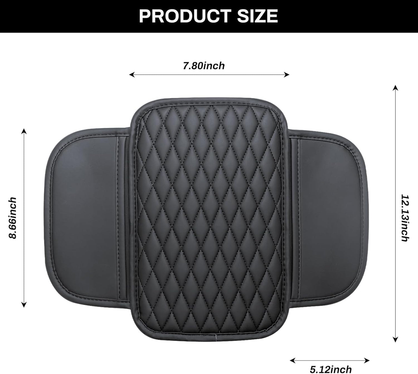 Car Center Console Cover – Microfiber Leather Armrest Protector 🧼🚙