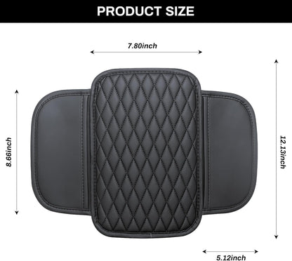 Car Center Console Cover – Microfiber Leather Armrest Protector 🧼🚙