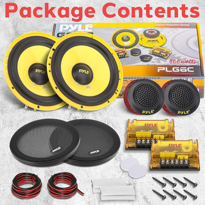 🎶 6.5” 2-Way Custom Component Speakers – 400W Max Power, Crystal-Clear Sound & Smooth Bass 🎧🚗