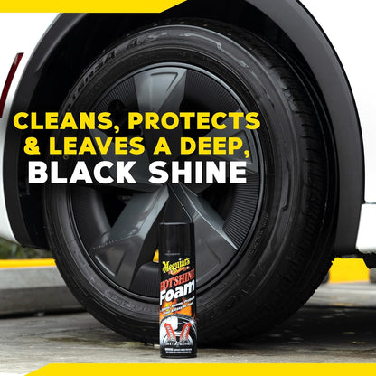 Hot Shine Tire Foam – High Gloss Deep Black Finish