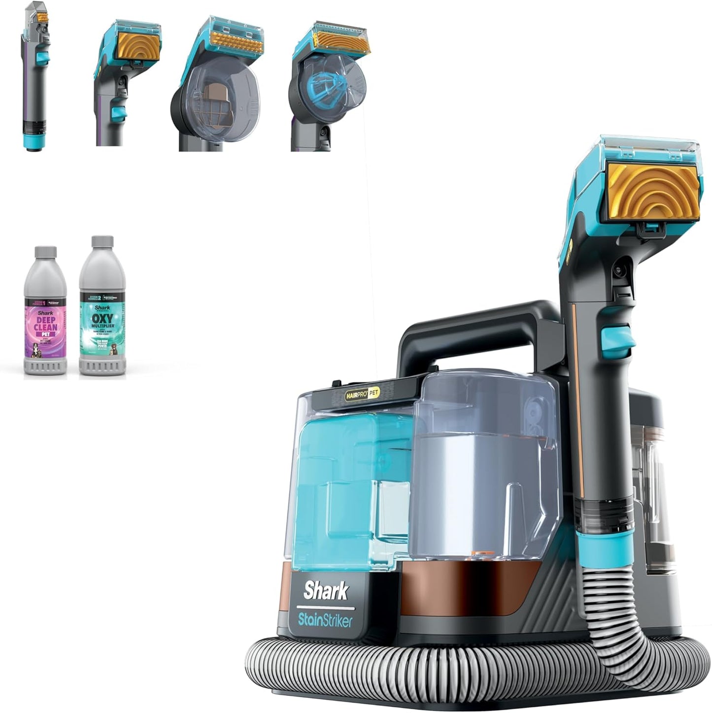 Stainstriker Portable Carpet & Upholstery Cleaner – Full Car Interior Kit