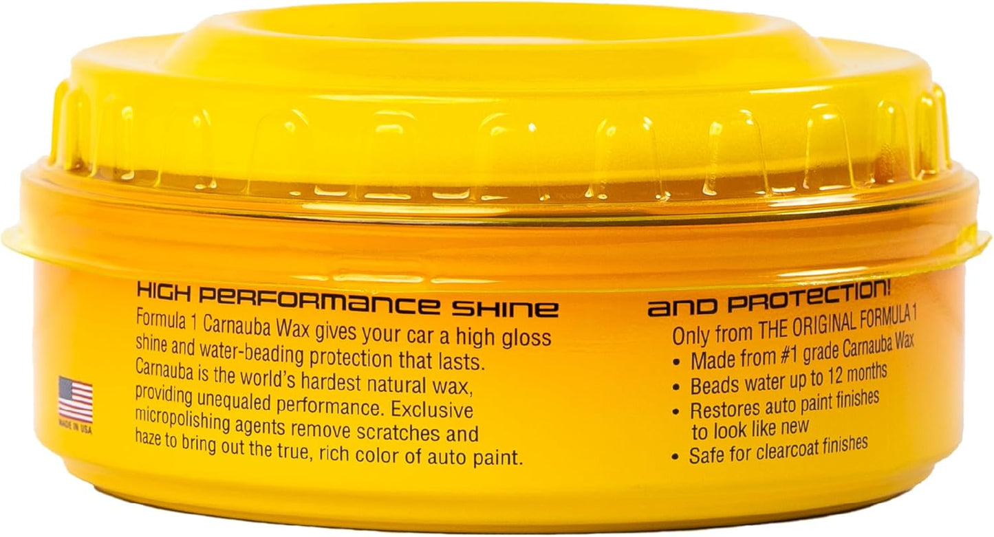 Carnauba Wax Paste – Pro High-Gloss Polish & Paint Protection 🧽🔥