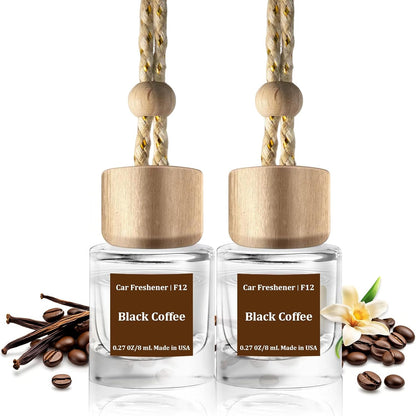 C Classy Car Air Freshener Hanging 2 Pack, Mahogany Teakwood Essential Oil Diffuser for C Ar, Cute Air Fresheners, Long-Lasting Fragrance, Car Air Fresheners for Women & Men Gift, Made in USA