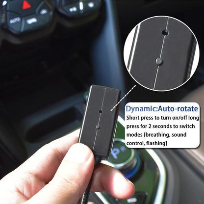 USB Car Roof Light – Sound Activated LED Star Projector 🌌💡