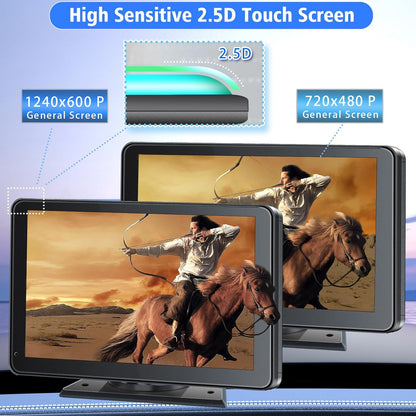 Wireless Car Stereo – 7” Touchscreen Apple CarPlay & Android Auto with Backup Camera 📱🚘