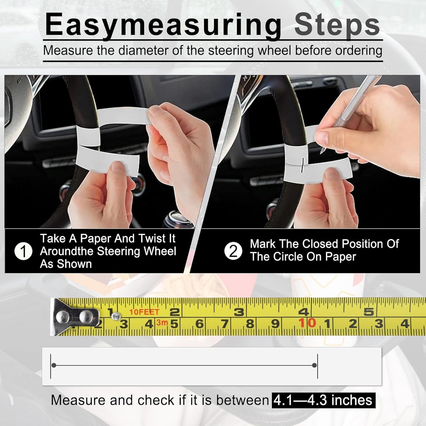 Multi-Functional Car Steering Wheel Desk - Ultimate Travel Accessory for Laptop, Eating, and More! (Black)