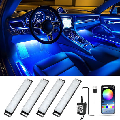 🚗 RGB Interior Car LED Kit – APP Controlled Ambient Lighting with Music Mode for Cars, Trucks & SUVs 💫🎧
