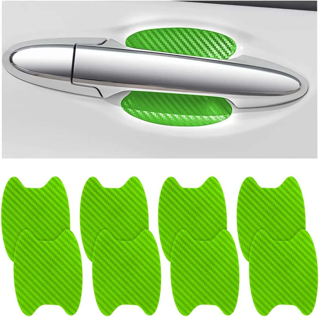 4PCS Carbon Fiber Car Door Handle Protector – Anti-Scratch Film 🏁✨