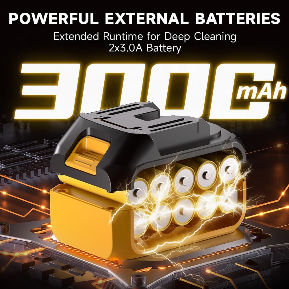 ⚡ Cordless 4-in-1 Car Vacuum – 40000 Pa Suction, Built-In Air Duster, High-Power Cleaning Machine 🔥🚗