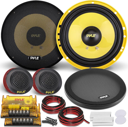 🎶 6.5” 2-Way Custom Component Speakers – 400W Max Power, Crystal-Clear Sound & Smooth Bass 🎧🚗