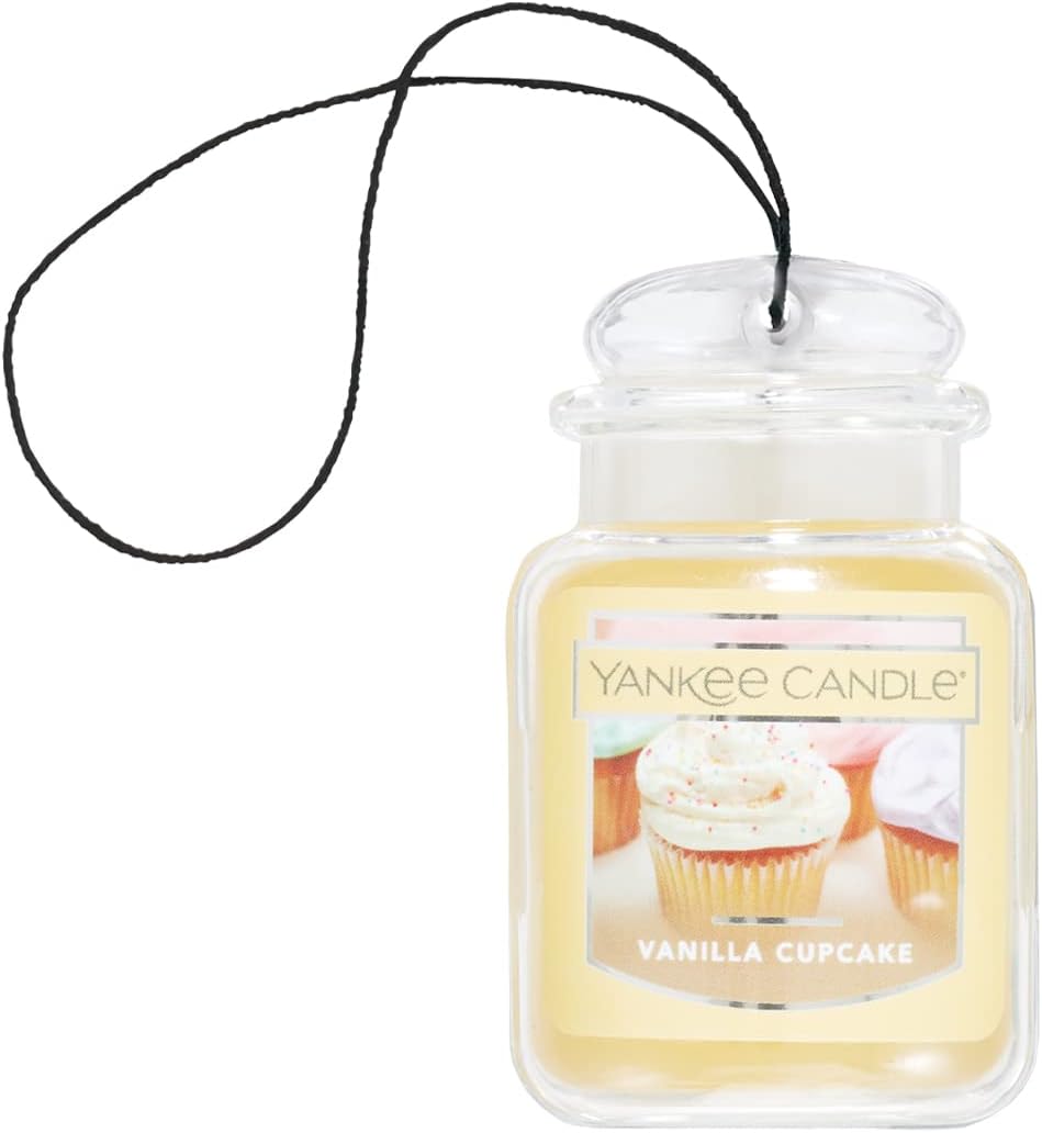Yankees Candle Ultimate 3-Pack Hanging Car Jar® Air Fresheners - Neutralizes Odors for 30 Days! Includes Beach Walk, Pink Sands & Sun and Sand