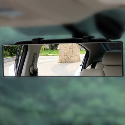 Panoramic Rearview Mirror – Wide Angle 12" Clip-On HD View 🪞🚙