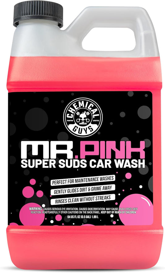 Mr. Pink Car Wash Soap – 64 Oz Super Suds Shampoo