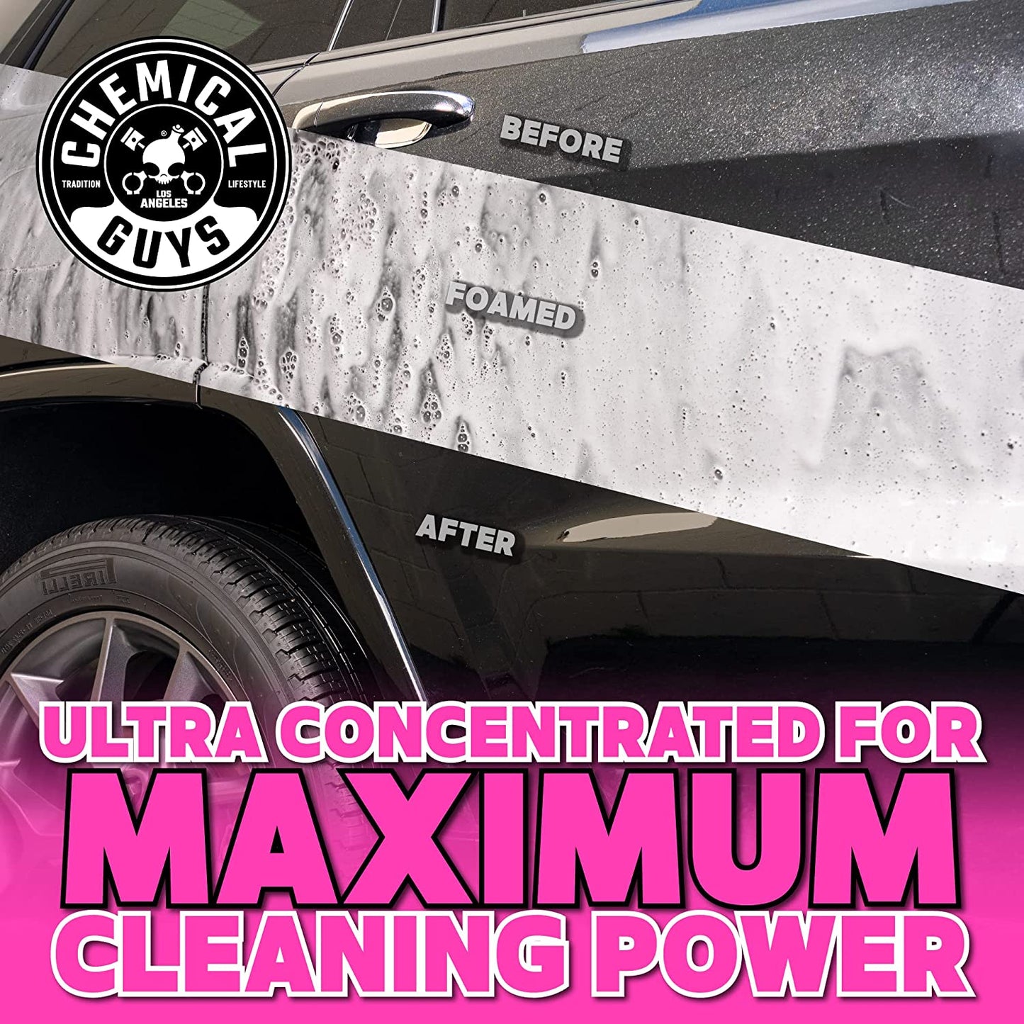 Mr. Pink Car Wash Soap – 64 Oz Super Suds Shampoo