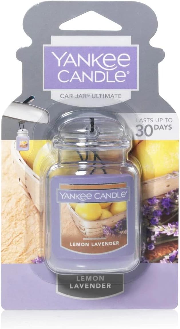 Yankees Candle Ultimate 3-Pack Hanging Car Jar® Air Fresheners - Neutralizes Odors for 30 Days! Includes Beach Walk, Pink Sands & Sun and Sand
