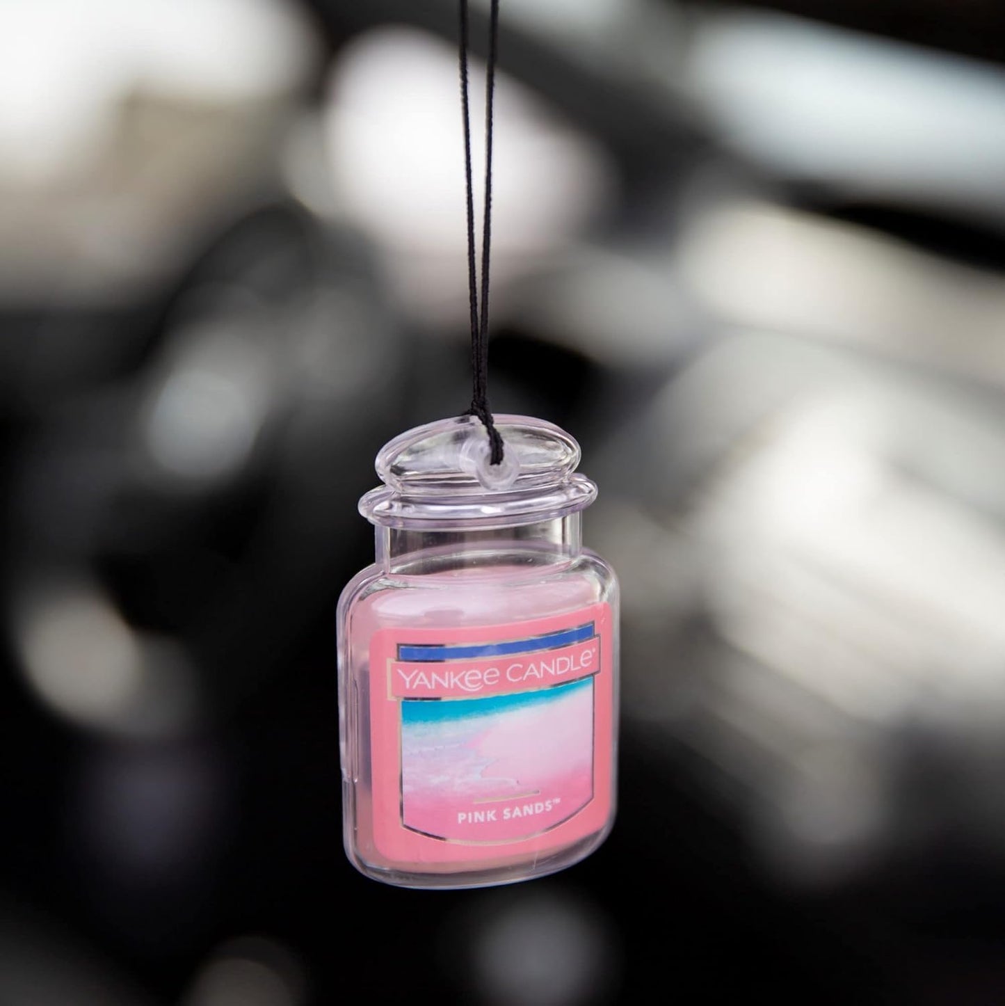 Yankees Candle Ultimate 3-Pack Hanging Car Jar® Air Fresheners - Neutralizes Odors for 30 Days! Includes Beach Walk, Pink Sands & Sun and Sand