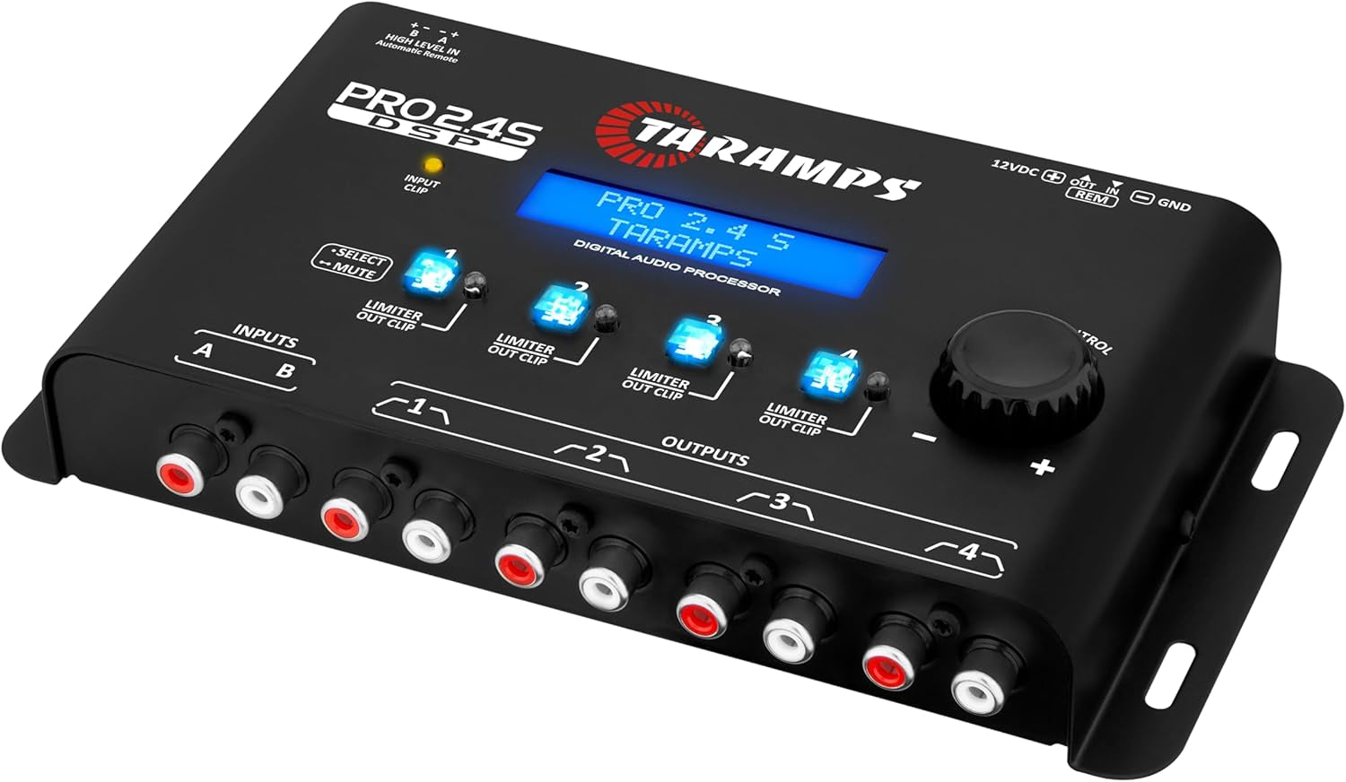 🎚 Pro 2.45 DSP Digital Sound Processor – Studio-Level EQ Tuning for 2 & 4 Channel Amps 🎧⚙️