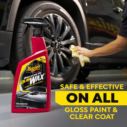 Meguiar’s A1624 Quik Wax – Spray Wax for Gloss & Protection (24 Oz)