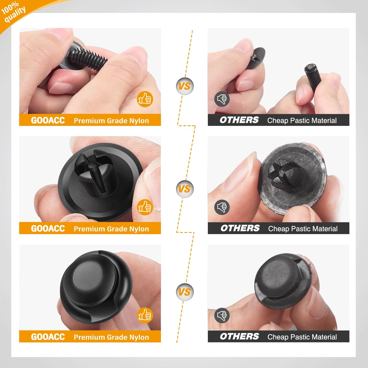 240PCS Car Retainer Clip Set – Rivets & Fasteners for GM, Ford, Toyota ⚙️🧰